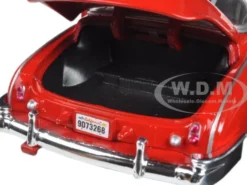 1950 Chevrolet Bel Air Red 1/24 Diecast Car Model by Motormax - www.diecastmodelswholesale.com