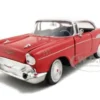 1957 Chevrolet Bel Air Red 1/24 Diecast Model Car Motormax 73228