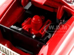 1955 Chevrolet Bel Air Red 1/24 Diecast Model Car Motormax 73229