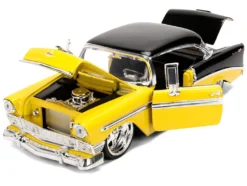 1956 Chevrolet Bel Air Yellow and Black 