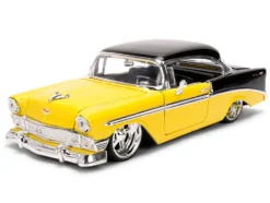 1956 Chevrolet Bel Air Yellow and Black 