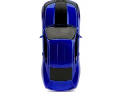 2010 Chevrolet Camaro Candy Blue with Black Hood Bigtime Muscle Series 1/24 Diecast Model Car Jada 34209