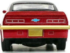 1969 Chevrolet Camaro Dark Red Metallic Black Top Robin Diecast Figure Batman Hollywood Rides Series 1/32 Diecast Model Car Jada 33088