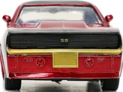 1969 Chevrolet Camaro Dark Red Metallic Black Top Robin Diecast Figure Batman Hollywood Rides Series 1/32 Diecast Model Car Jada 33088