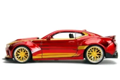 2016 Chevrolet Camaro Iron Man Diecast Figure Marvel Series 1/24 Diecast Model Car Jada 99724