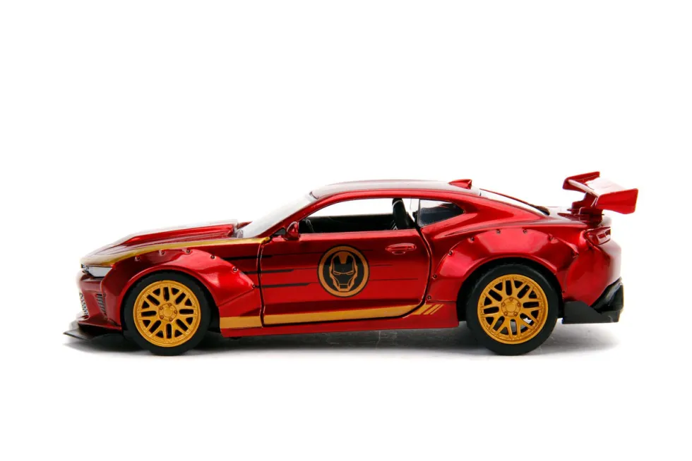2016 Chevrolet Camaro Iron Man Theme Marvel Series 1/32 Diecast Model Car Jada 30298