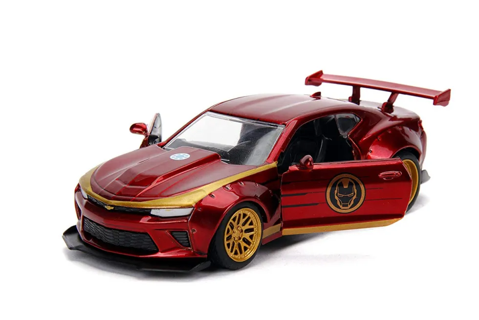 2016 Chevrolet Camaro Iron Man Theme Marvel Series 1/32 Diecast Model Car Jada 30298