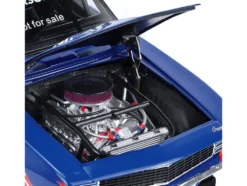 1969 Chevrolet Camaro #5 Kyle Larson "Hendrick Motorsports First Win Tribute" Blue and White with Graphics 1/18 Diecast Model Car by Highway 61