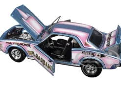 1967 Chevrolet Camaro "Mr. Bardahl Drag Car" Blue Metallic with Red and White Graphics Limited Edition to 312 pieces Worldwide 1/18 Diecast Model Car by ACME
