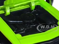 1967 Chevrolet Camaro Offroad Bright Green Matt Black Dirty Version Raphael Diecast Figure Teenage Mutant Ninja Turtles Hollywood Rides Series 1/24 Diecast Model Car Jada 33386