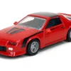 1985 Chevrolet Camaro Red with Black Top and Stripes "Collection" Series 1/64 Diecast Model Car by Majorette