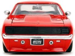 1969 Chevrolet Camaro Red with Graphics BigTime Muscle Series 1/24 Diecast Model Car Jada 35029