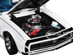 1967 Chevrolet Camaro RS/SS "Car Craft Test Car" White Limited Edition to 180 pieces Worldwide 1/18 Diecast Model Car by ACME