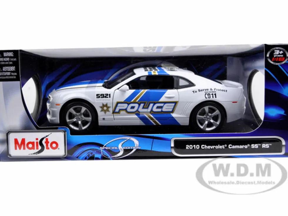 2010 Chevrolet Camaro RS SS Police 1/18 Diecast Model Car Maisto 31161