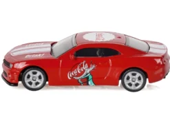 2013 Chevrolet Camaro SS "Coca-Cola" Red with White Stripes 1/64 Diecast Model by Motor City Classics