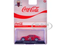 2013 Chevrolet Camaro SS "Coca-Cola" Red with White Stripes 1/64 Diecast Model by Motor City Classics