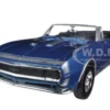 1967 Chevrolet Camaro SS Convertible Blue 1/24 Diecast Car Model Motormax 73301