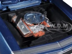 1967 Chevrolet Camaro SS Convertible Blue 1/24 Diecast Car Model Motormax 73301
