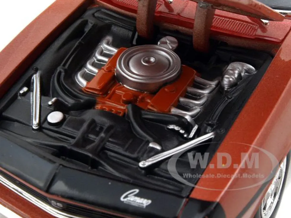1968 Chevrolet Camaro SS 396 Convertible Bronze 1/24 Diecast Model Car Maisto 31257