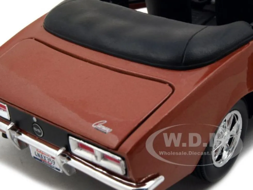 1968 Chevrolet Camaro SS 396 Convertible Bronze 1/24 Diecast Model Car Maisto 31257