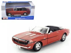 1968 Chevrolet Camaro SS 396 Convertible Bronze 1/24 Diecast Model Car Maisto 31257