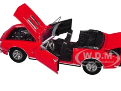 1967 Chevrolet Camaro SS Convertible Burgundy 1/24 Diecast Model Car by Motormax