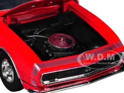 1967 Chevrolet Camaro SS Convertible Burgundy 1/24 Diecast Model Car by Motormax