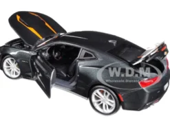 2017 Chevrolet Camaro SS Fifty 50th Anniversary Metallic Grey 1/18 Diecast Model Car Maisto 31385
