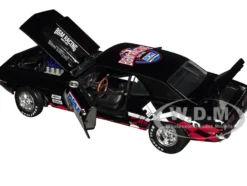 1969 Chevrolet Camaro SS RS Black B&M Racing Limited Edition to 6650 pieces Worldwide 1/24 Diecast Model Car M2 Machines 40300-112B