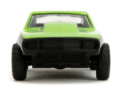 1967 Chevrolet Camaro "Teenage Mutant Ninja Turtles" Black and Green (Dirty) "Hollywood Rides" Series 1/32 Diecast Model Car by Jada