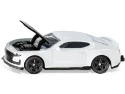 Chevrolet Camaro White with Black Hood Diecast Model Car Siku 1538