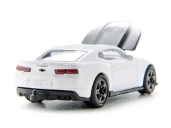 Chevrolet Camaro White with Black Hood Diecast Model Car Siku 1538