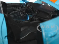 2016 Chevrolet Camaro Widebody #3 Light Blue with Orange Stripes Gulf Oil Wide Body Series 1/24 Diecast Model Car Jada 35209