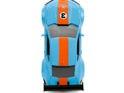 2016 Chevrolet Camaro Widebody #3 Light Blue with Orange Stripes Gulf Oil Wide Body Series 1/24 Diecast Model Car Jada 35209