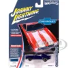 1969 Chevrolet Camaro Z28 Blue Metallic with White Stripes and Interior "Muscle Cars USA" Series 1/64 Diecast Model Car by Johnny Lightning