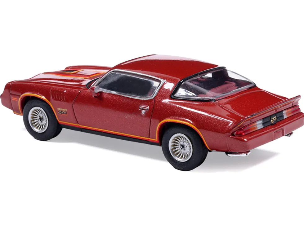 1978 Chevrolet Camaro Z28 Carmine Red Metallic with Red Interior 1/64 Diecast Model Car by IXO Models
