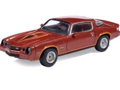 1978 Chevrolet Camaro Z28 Carmine Red Metallic with Red Interior 1/64 Diecast Model Car by IXO Models