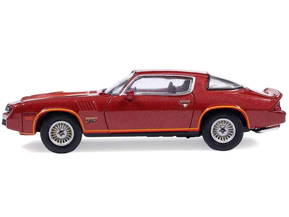1978 Chevrolet Camaro Z28 Carmine Red Metallic with Red Interior 1/64 Diecast Model Car by IXO Models