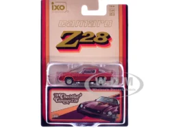 1978 Chevrolet Camaro Z28 Carmine Red Metallic with Red Interior 1/64 Diecast Model Car by IXO Models