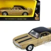 1967 Chevrolet Camaro Z-28 Gold Black Stripes Black Top 1/43 Diecast Model Car Road Signature 94216