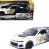2017 Chevrolet Camaro ZL1 #42 Black and White "GT Racing" Series 1/24 Diecast Model Car by Motormax