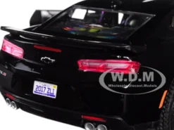 2017 Chevrolet Camaro ZL1 Black 1/24 Diecast Car Model Motormax 79351