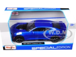 2017 Chevrolet Camaro ZL1 Blue 1/24 Diecast Model Car Maisto 31512
