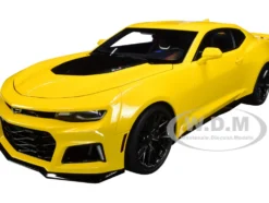Chevrolet Camaro ZL1 Bright Yellow 1/18 Model Car Autoart 71205