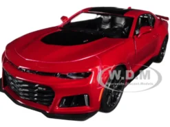 2017 Chevrolet Camaro ZL1 Burgundy 1/24 Diecast Car Model Motormax 79351
