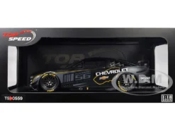 Chevrolet Camaro ZL1 #24 "Hendrick Motorsports Test Car" Matt Black with Graphics 1/18 Model Car by Top Speed