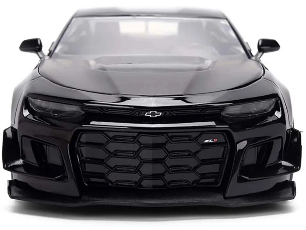 2024 Chevrolet Camaro ZL1 1LE Black "Fast X" (2023) Movie "Fast & Furious 25th Anniversary" Series 1/24 Diecast Model Car by Jada