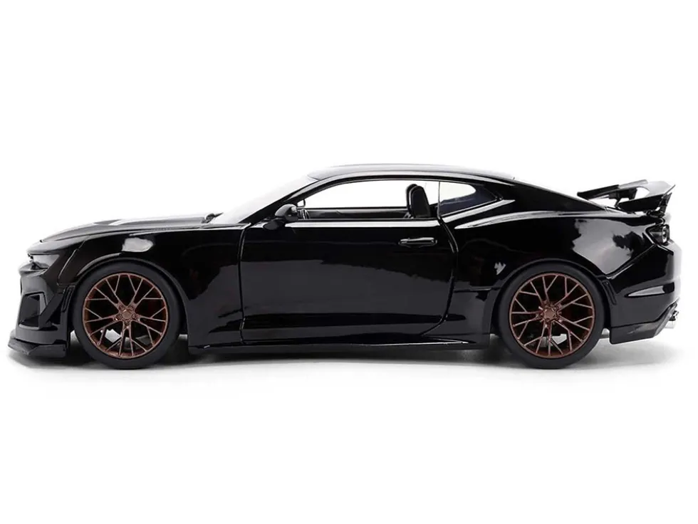 2024 Chevrolet Camaro ZL1 1LE Black "Fast X" (2023) Movie "Fast & Furious 25th Anniversary" Series 1/24 Diecast Model Car by Jada