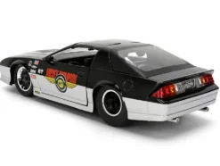 1985 Chevrolet Camaro Z28 "Mickey Thompson" Black and Silver Metallic "Bigtime Muscle" Series 1/24 Diecast Model Car by Jada