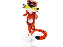 1985 Chevrolet Camaro Z 28 Orange Metallic with Graphics and Chester Cheetah Diecast Figure Cheetos Hollywood Rides Series 1/24 Diecast Model Car Jada 34384
